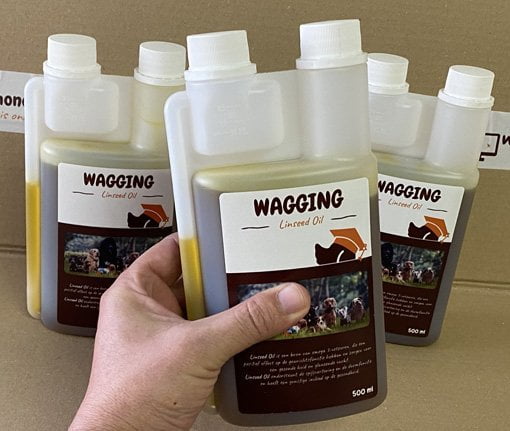 wagging linseed oil