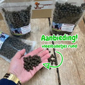 vleesballetjes rund aanbieding