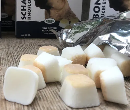 agitatie Trek Armoedig Biofood schapenvet bonbons een bonbon voor honden tegen vlooien teken