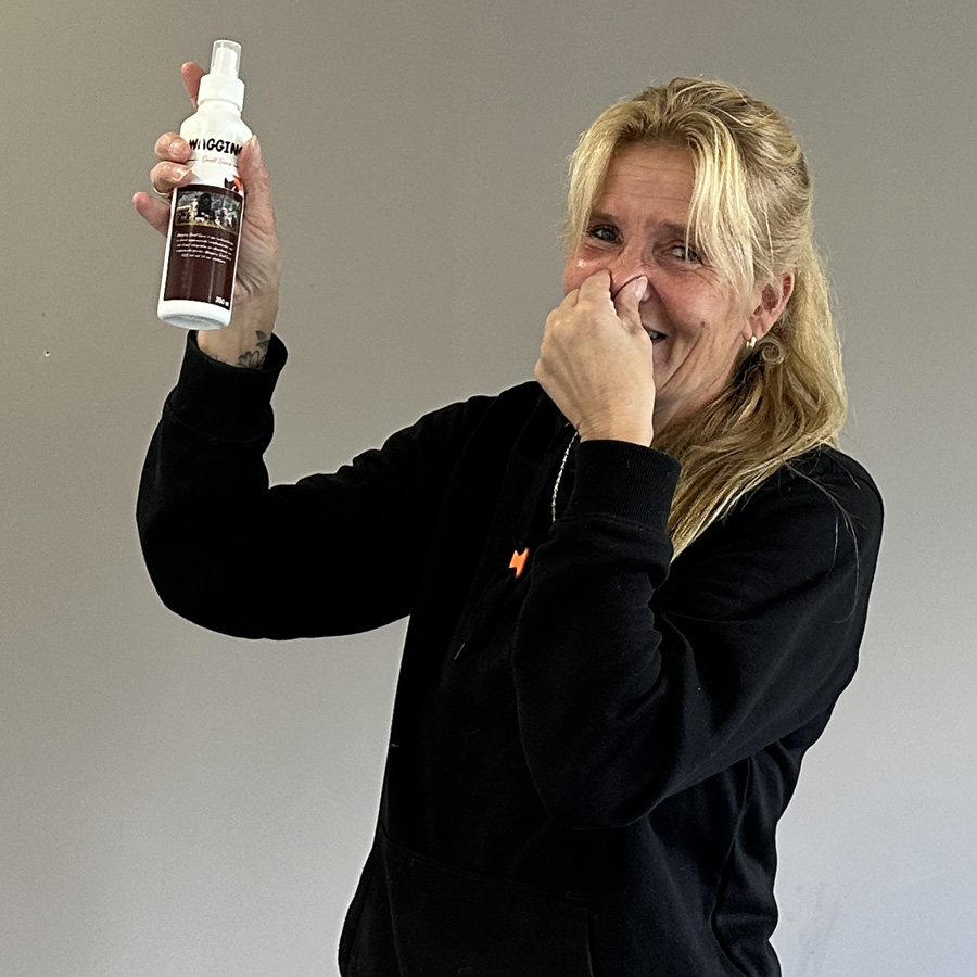 Wagging-Geruch beseitigt