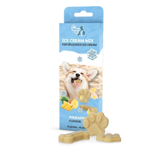 coolpets dog ice mix pineapple