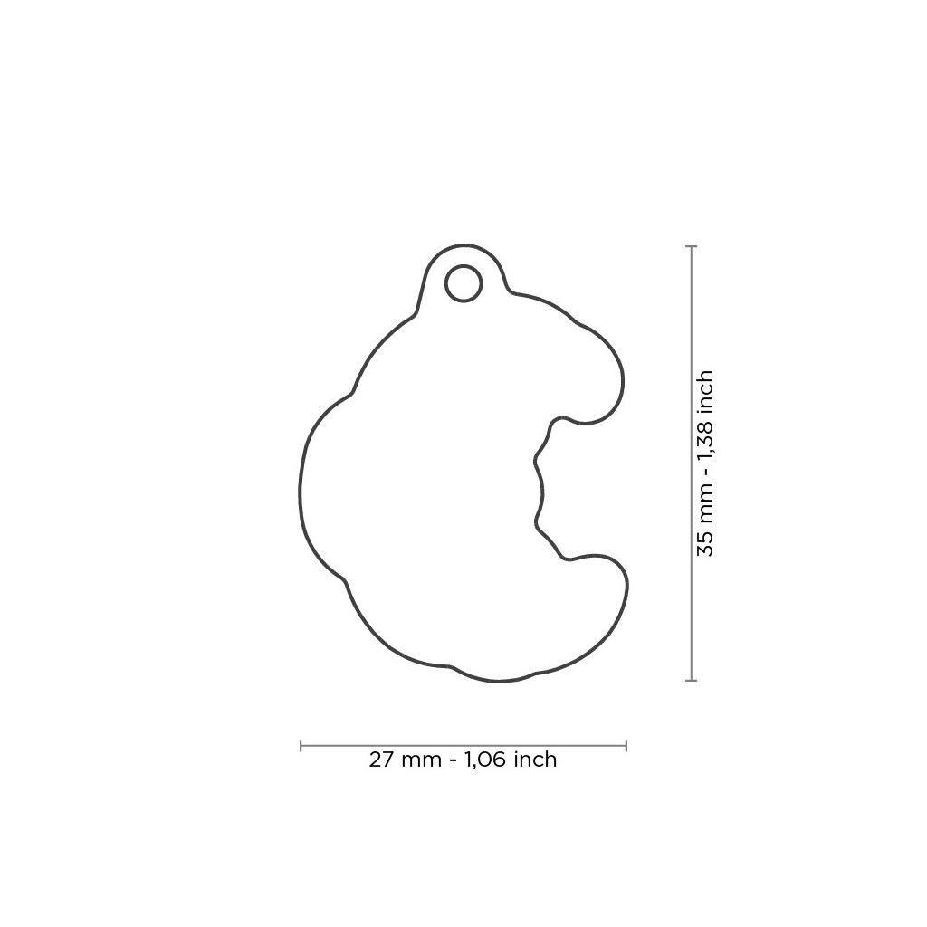 Croissant hondenpenning