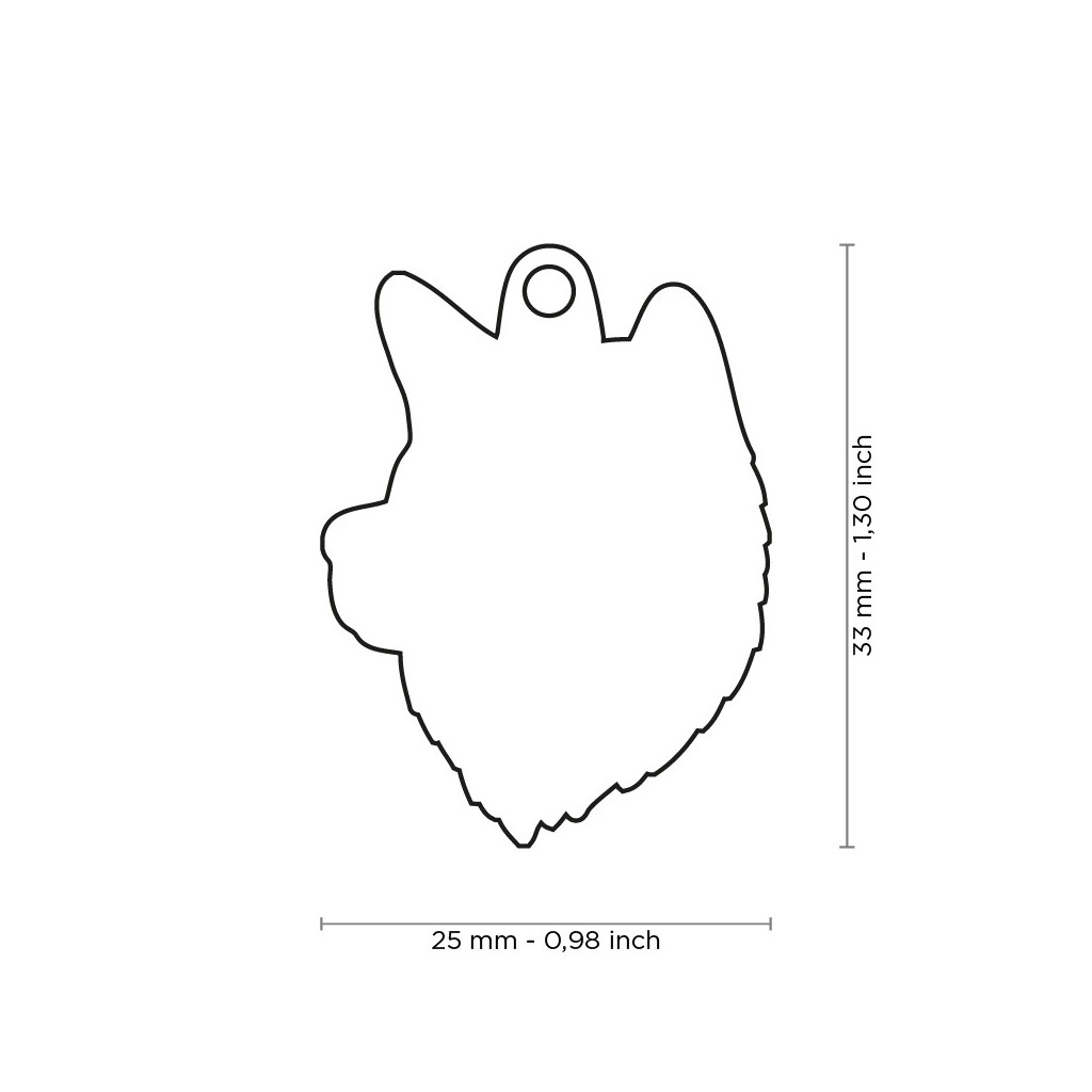 akita inu hondenpenning