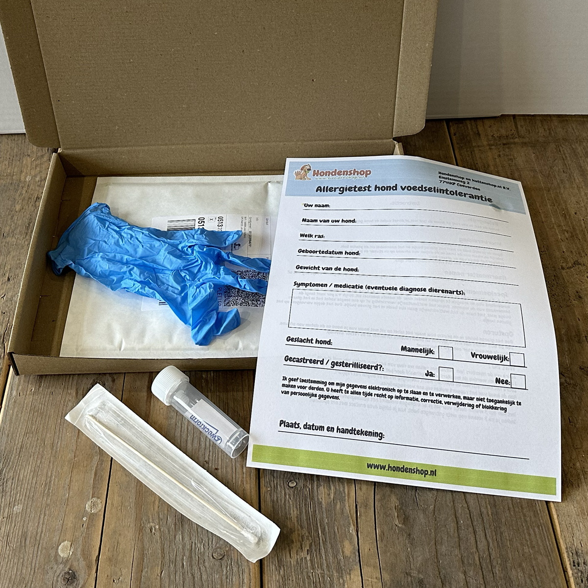 honden hooikoortstest