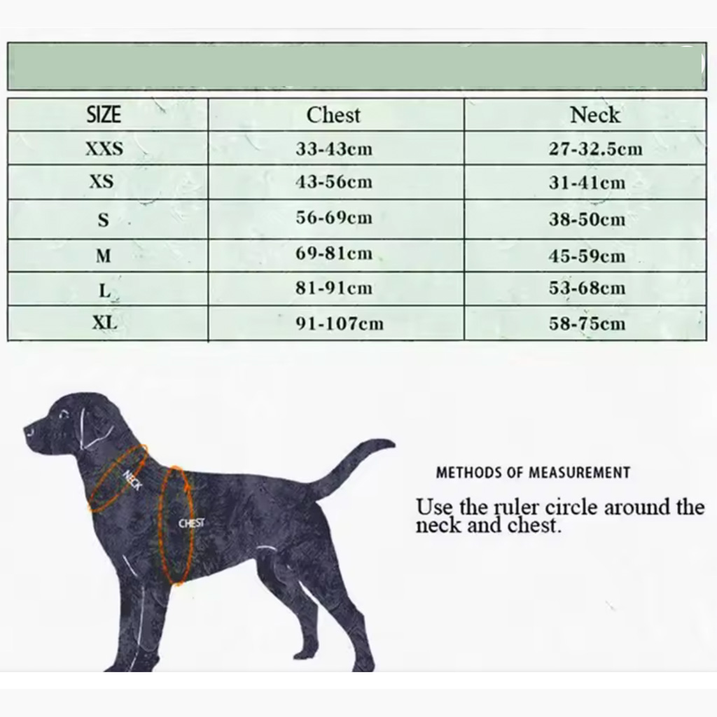 Welk maat zwemvest heeft mijn hond nodig?
