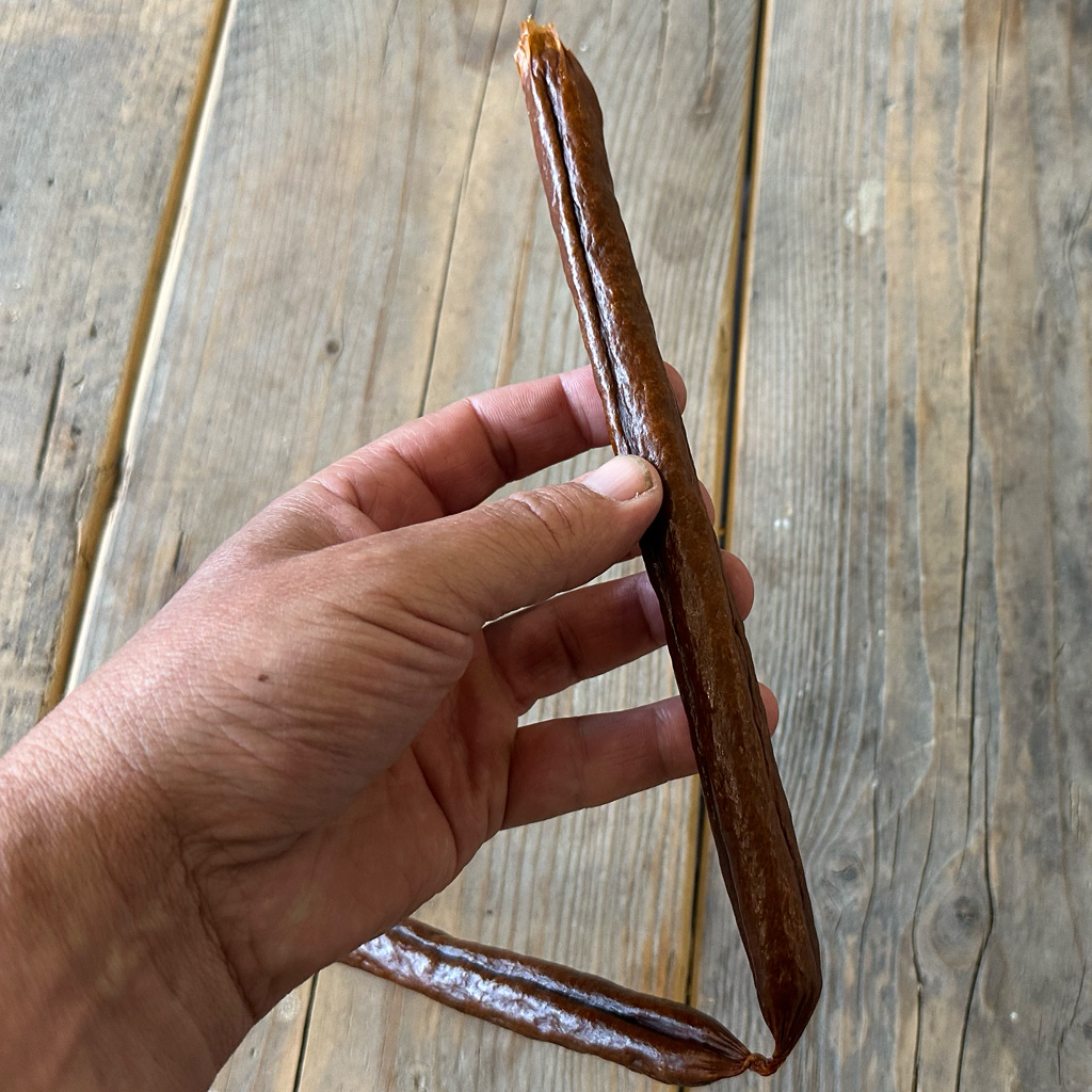 droge worst extra large kip