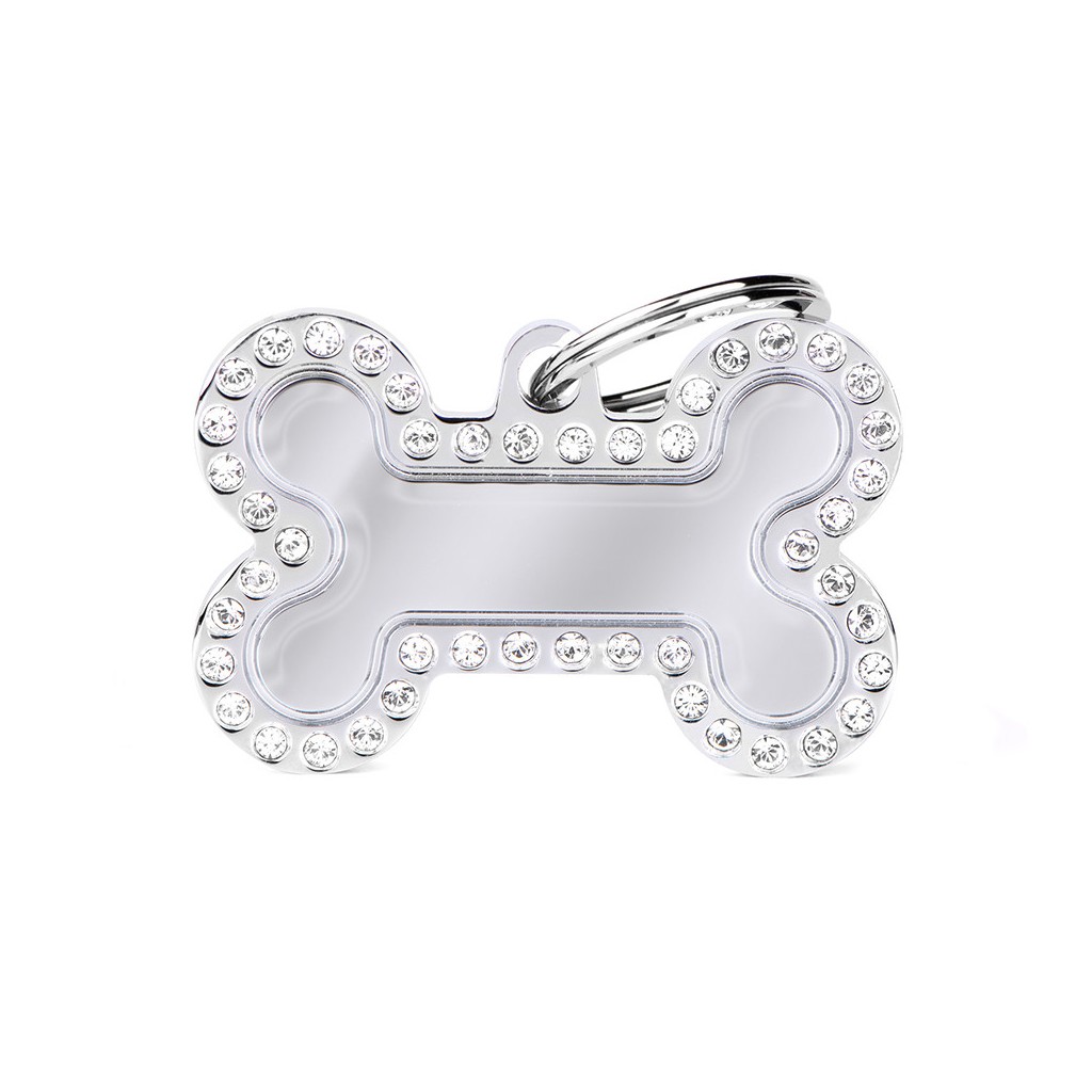 Glam Big Bone with Rhinestones