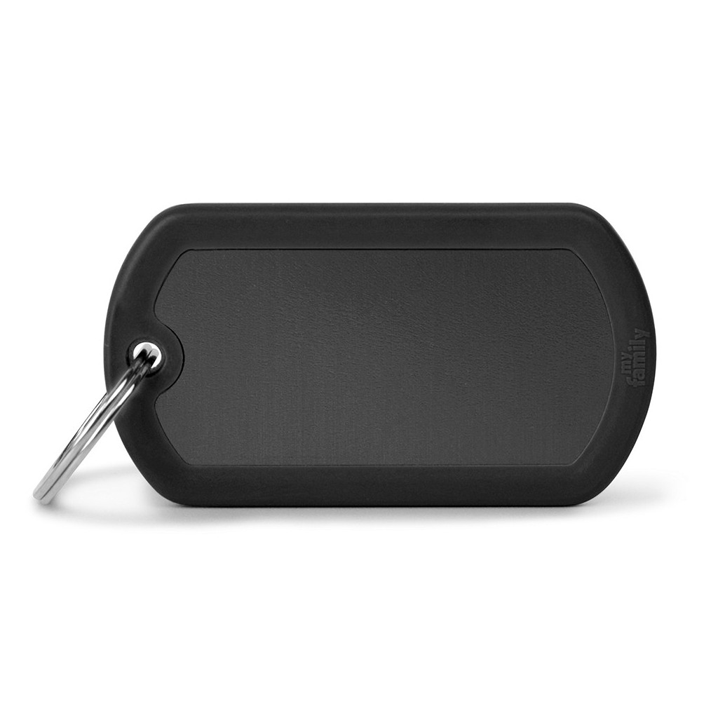 Hushtag Big Aluminum Black Military with Rubber