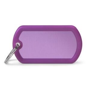 Hushtag Big Aluminum Purple Military avec caoutchouc