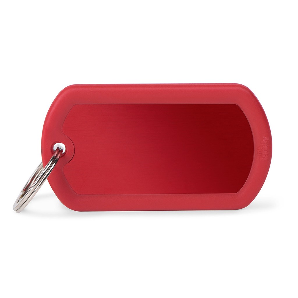 Hushtag Big Aluminum Red Military with Rubber
