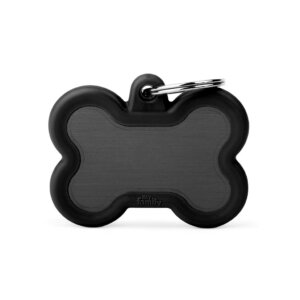 Hushtag Big Black Aluminum Bone with Rubber