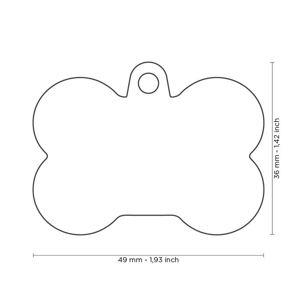 Hushtag XL Black Aluminum Bone with Gray Rubber