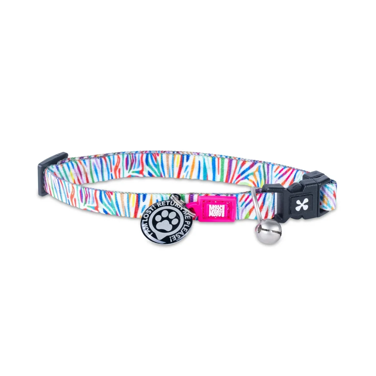 Kattenhalsband met slimme ID tag – Magic zebra