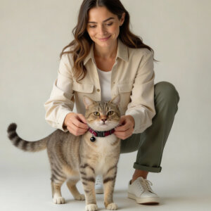 kattenhalsband Wanderful bordeaux rood