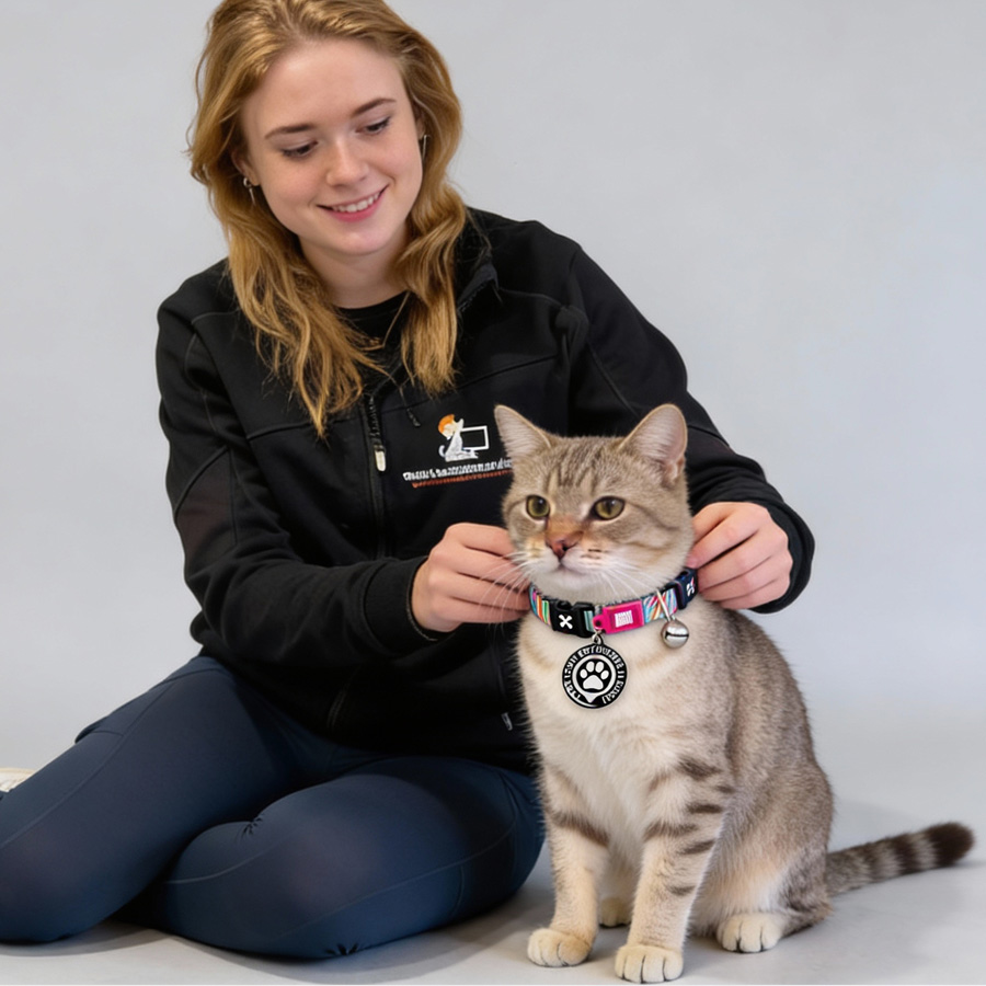 max Molly Smart ID Cat Collar Magic zebra