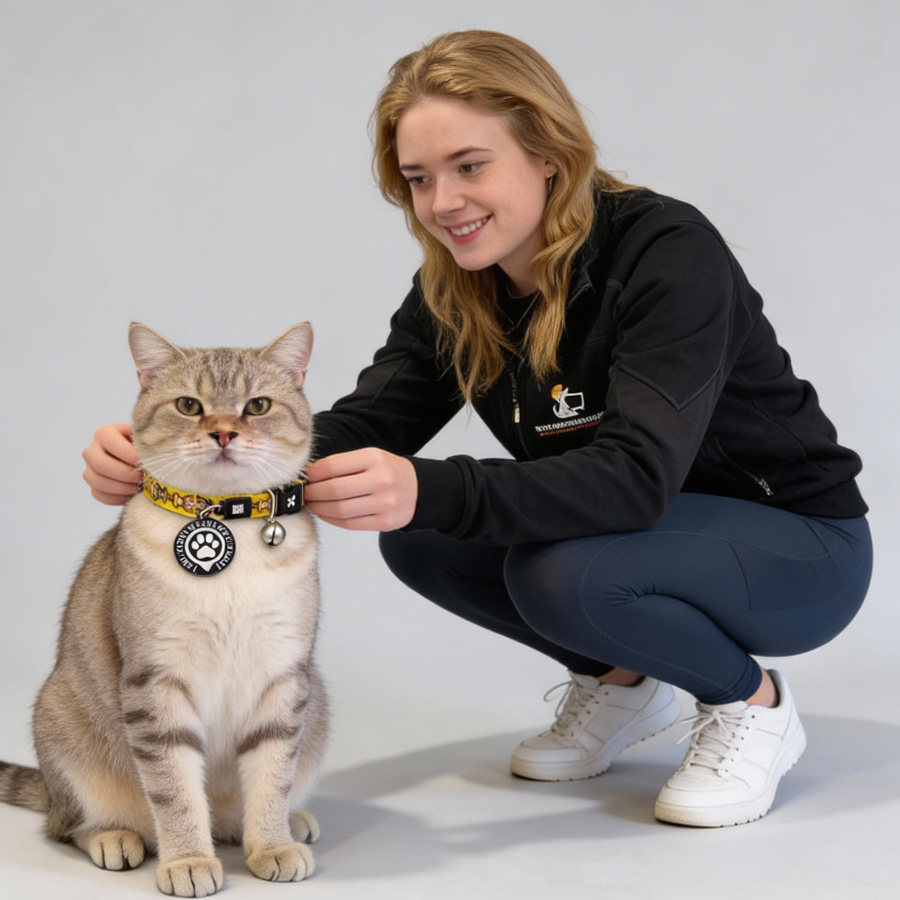 max Molly Smart ID Cat Collar Monkey maniac