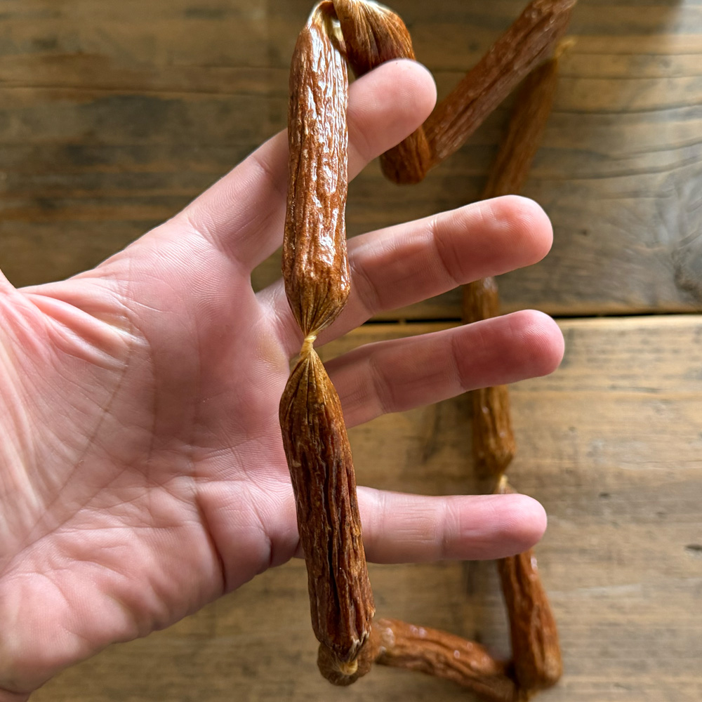 Hypoallergeen Droge Worst zalm