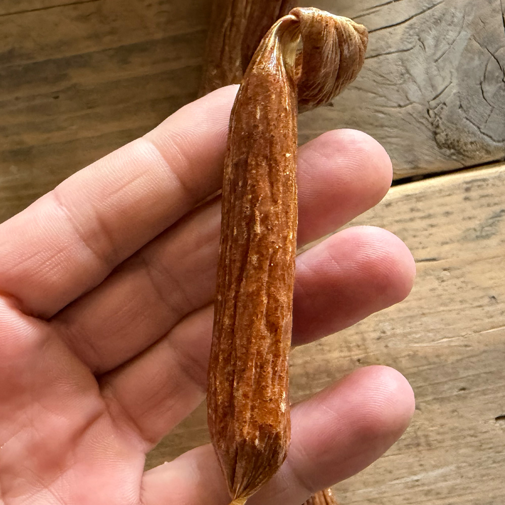 Hypoallergeen Droge Worstjes zalm