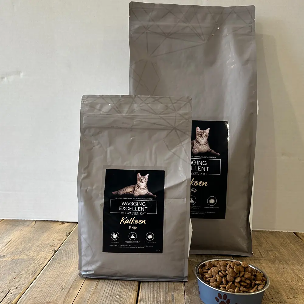 beste kattenvoer wagging excellent volwassen kalkoen kip