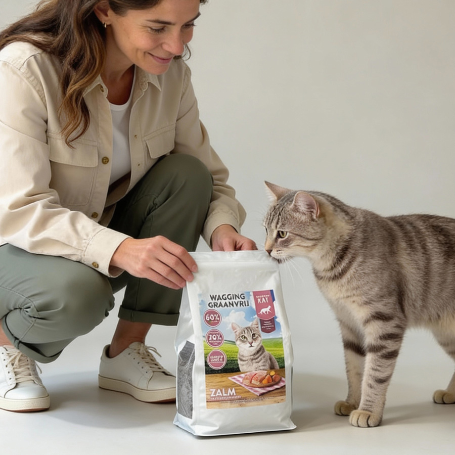 graanvrij kattenvoer zalm